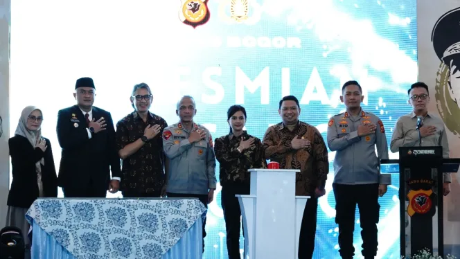 
					Peresmian Pos Polisi Gadog