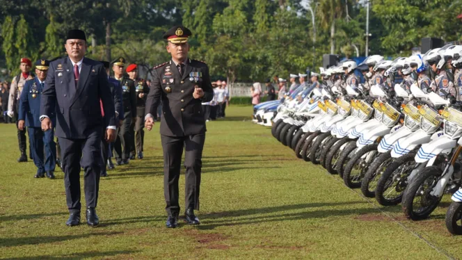 Bupati Bogor Rudy Susmanto Raih Penghargaan Di HUT Bhayangkara ke-79