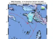 Gempa Magnitudo 5,6 Guncang Fakfak Papua Barat
