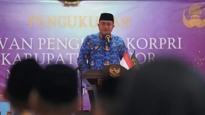 Bupati Bogor Rudy Susmanto Kukuhkan Pengurus KORPRI 2025