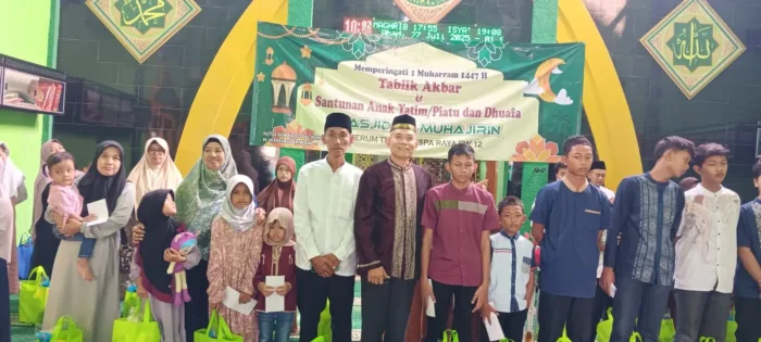 Masjid Al Muhajjirin RW 12 Bojongbaru Santuni 67 Yatim dan Dhuafa