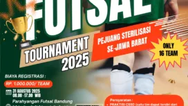 Turnamen Futsal Praktisi Sterilisasi Digelar DPD PPSSI Jabar