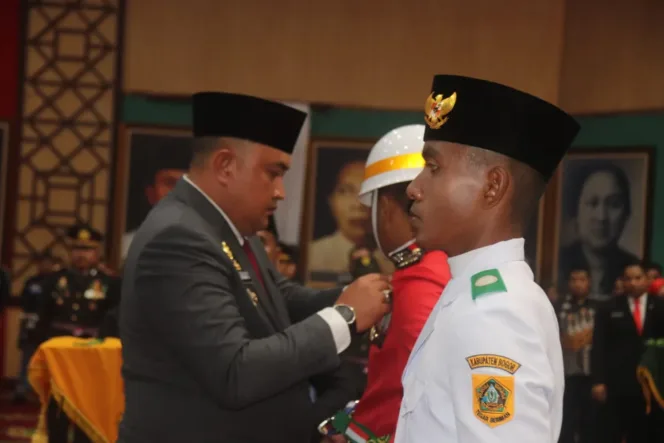 
					Bupati Bogor Kukuhkan 60 Anggota Paskibraka 2025