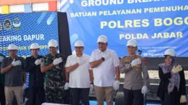 Rudy Susmanto Resmikan Groundbreaking 10 Dapur Gizi Gratis di Bogor