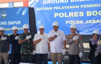 Rudy Susmanto Resmikan Groundbreaking 10 Dapur Gizi Gratis di Bogor