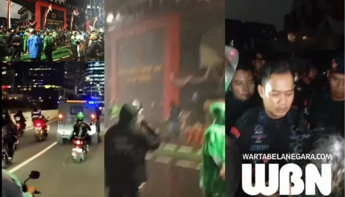 Situasi Mako Brimob Kwitang Memanas Usai Rantis Tabrak Ojol