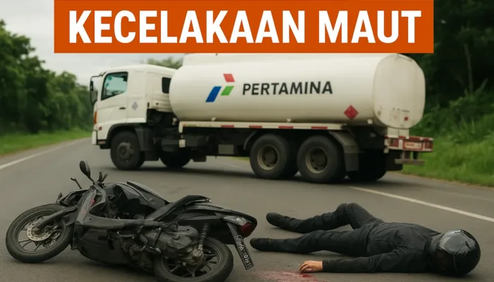 Kecelakaan Maut di Dramaga Bogor, Pengendara Motor Tewas Terlindas Truk