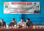 Desa Sukaratu Gelar Musyawarah Desa(MUSDES),Tetapkan RKPDes Tahun Anggaran 2026