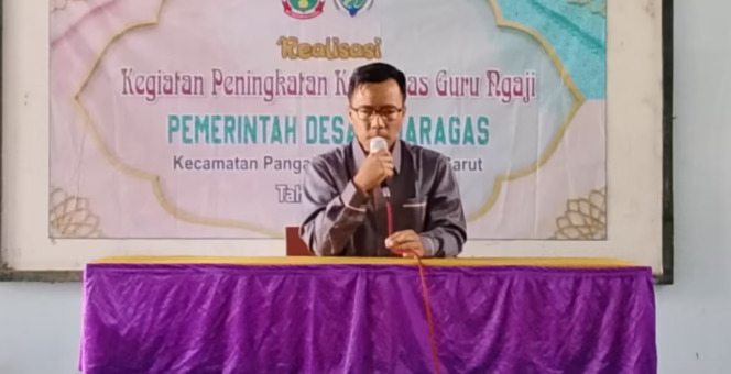Kegiatan Peningkatan Kapasitas Guru Ngaji di Desa Cimaragas.
