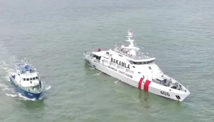 Bakamla RI Gelar RV Bersama APMM di Selat Malaka