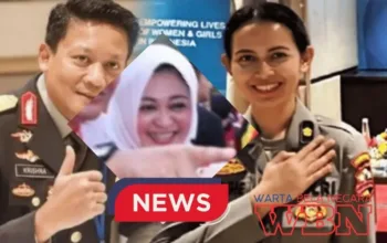 Kompol Anggraini Putri dan Irjen Krishna Murti