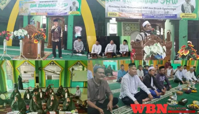 Peringatan Maulid Nabi Muhammad SAW di Masjid Al-Muhajirin RW 12 Pusparaya