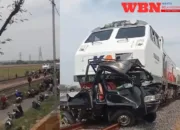 KA Tawangjaya Premium Tabrak Mobil di Cirebon, 2 Orang Tewas