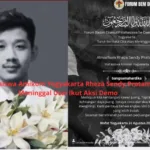 Mahasiswa Amikom Rheza Sendy Pratama Tewas Usai Ikut Demo