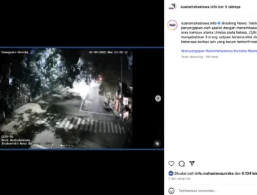 Gas Air Mata Pecah di Kawasan Kampus Unisba & Unpas Bandung