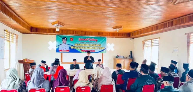 Sosialisasi Buek Salingka Nagari Koto Tinggi Kecamatan Baso 