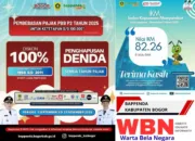 Bappenda Kabupaten Bogor Raih IKM 82,26 dan Perpanjang Relaksasi Pajak 2025