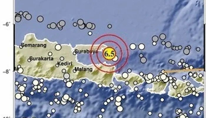 Empat Gempa Susulan Guncang Sumenep Usai Gempa Magnitudo 6,0