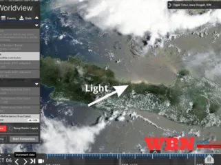 Meteor Jatuh di Laut Jawa, Cahaya Terlihat dari Brebes hingga Tegal