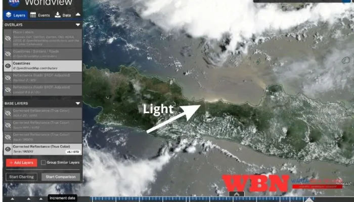 Meteor Jatuh di Laut Jawa, Cahaya Misterius Terlihat di Brebes hingga Tegal