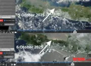 Cahaya Misterius di Laut Jawa, Citra Satelit NASA Picu Dugaan Jejak Meteor