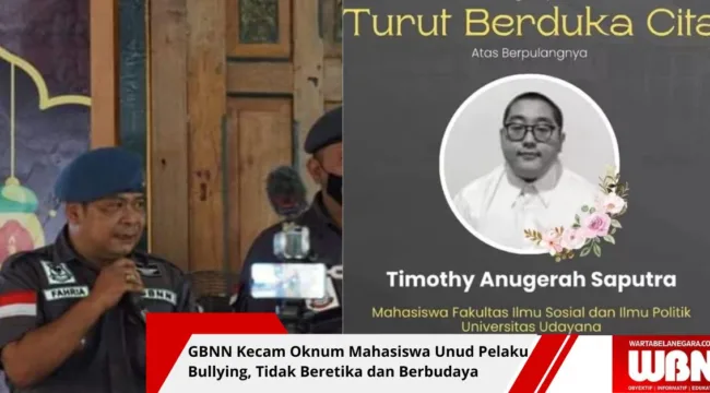 Tragedi Timothy Anugrah di Udayana: Krisis Moralitas Darurat Kemanusiaan