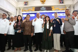 Menkomdigi Meutya Hafid Saksikan Pengukuhan Kepengurusan PWI Pusat