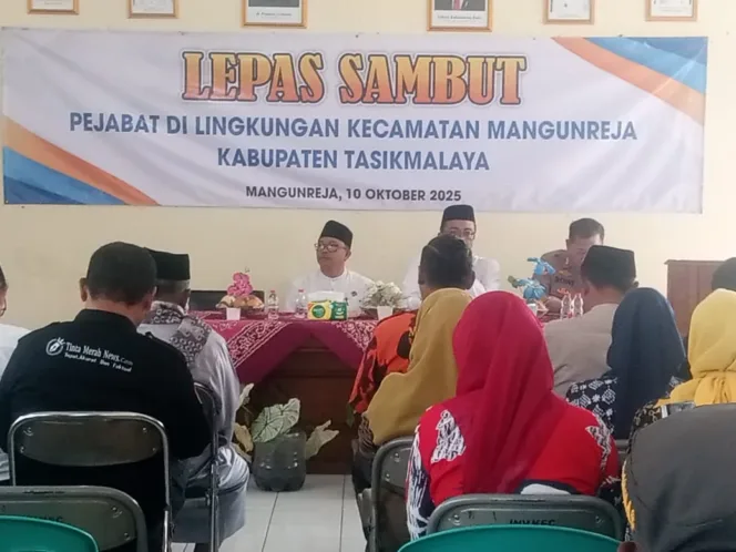 
					Pisah Sambut Pejabat Kecamatan Mangunreja Berjalan Sederhana Tapi Penuh Makna