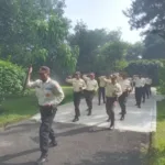 Pengamanan PT.Citra Agro Buana Semesta, Gelar Apel Rutin Di Depan Mess