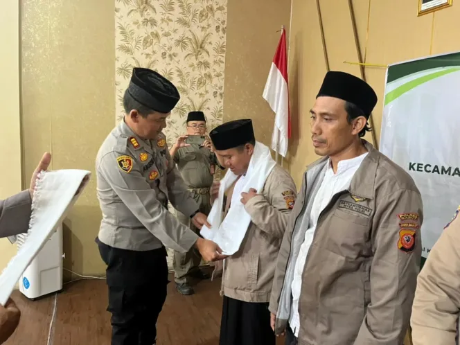 Da’i Kamtibmas, Garda Penjaga Kamtibmas, Polsek Wanaraja Kukuhkan 60 Da’i Baru