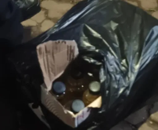 Sat Samapta Polres Garut Gelar Razia Miras Di Kerkop, Amankan Puluhan Botol