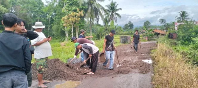 
					Pemdes Mangunreja Terapkan Dana I.P Tahun 2025 Pengaspalan Jalan Lintas Desa