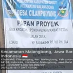 Pemdes Cilampuyang Bangun Infrastruktur Rabat Beton Di Kampung Babakan