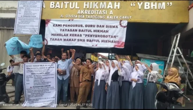 Komite SMA YBHM Pertanyakan Penerbitan Sertifikat di Atas Tanah Wakaf Sekolah