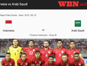 Indonesia vs Arab Saudi: Jadwal dan Waktu Babak 4 Zona Asia