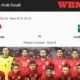 Indonesia vs Arab Saudi: Jadwal dan Waktu Babak 4 Zona Asia