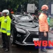 Kecelakaan Lexus Pondok Indah (TMC/BPBD)
