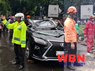 Kecelakaan Lexus Pondok Indah (TMC/BPBD)