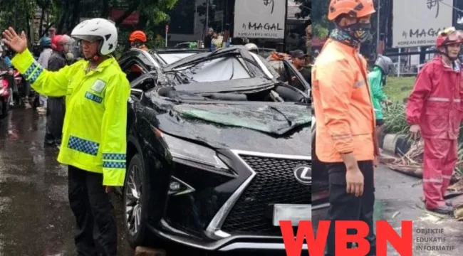 Kecelakaan Lexus Pondok Indah (TMC/BPBD)
