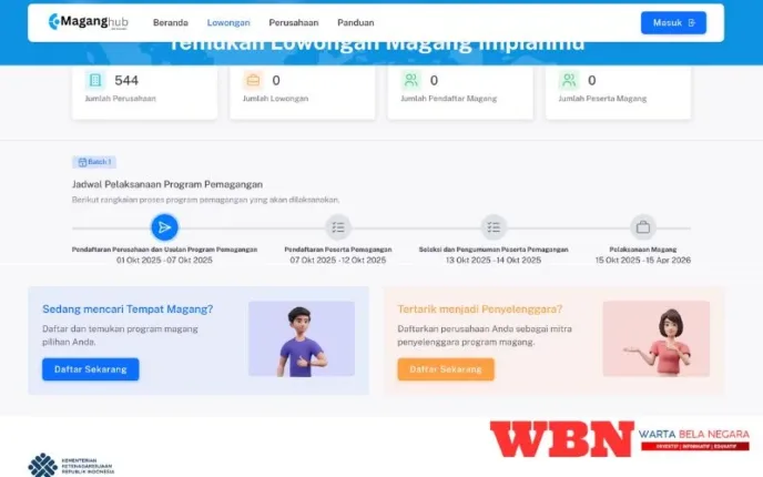 Kemnaker Buka MagangHub 2025