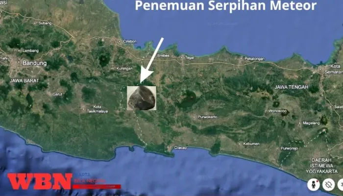 Diduga Pecahan Meteor Jatuh di Tegal, Batu Hitam Ditemukan Warga