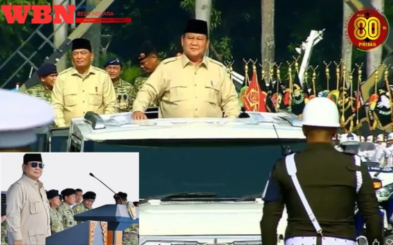 Perayaan HUT ke-80 TNI Puncak Acara Berlangsung di Monas