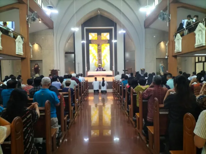 Wujud Teloransi, Polres Garut Kawal Ibadah Rutin Di Gereja