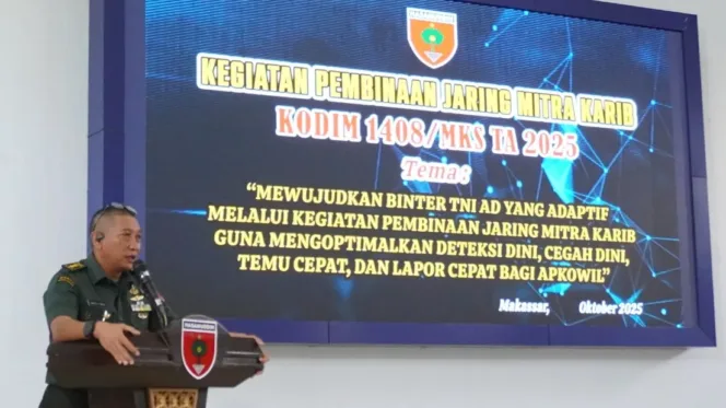 Kodim 1408/Makassar Gelar Kegiatan Pembinaan Jaring Mitra Karib