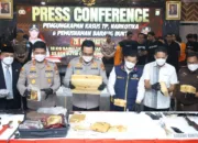 Kapolda Sulsel Pimpin Press Conference Pengungkapan Kasus Narkotika dan Penculikan Anak di Bawah Umur