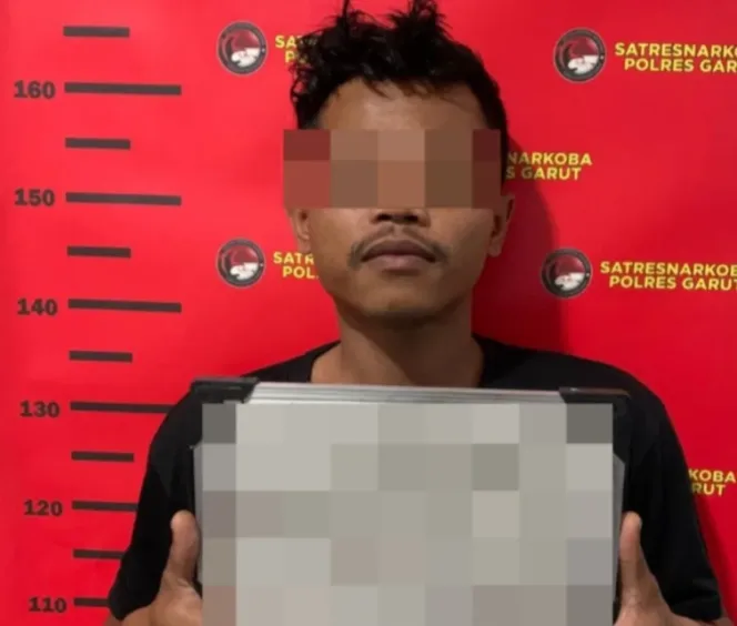 Satresnarkoba Polres Garut Ringkus Pengedar Sabu Jaringan Cisewu