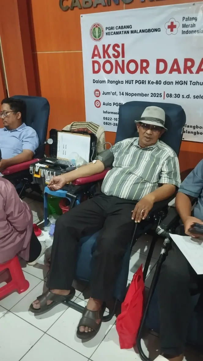 Setetes Darah Untuk Kemanusiaan ; Ketua DPC GBNN Kabupaten Garut Ajak Warga Malangbong Donor Darah Untuk Kemanusiaan