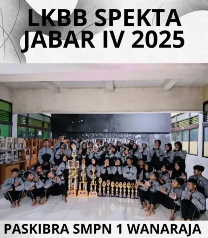 Paskibra SMPN 1 Wanaraja Borong Juara Dalam SKB Spekta Jabar