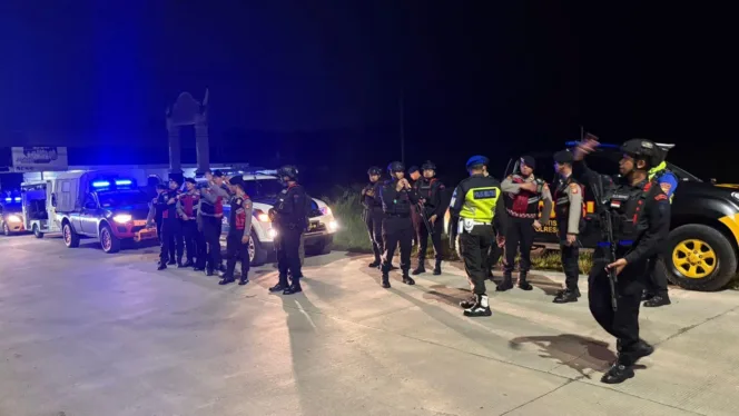 Ops KRYD Polres Garut Amankan Puluhan Botol Miras, Knalpt Brong Dan Premanisme