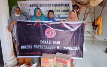 Bikers Brotherhood dan PALAWA Unpad Salurkan Bansos Aceh
